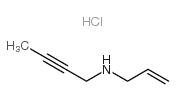 Allyl-but-2-ynyl-amine hydrochloride Structure