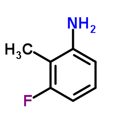 3-氟-2-甲基苯胺结构式