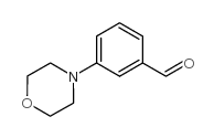 3-(4-吗啉基)苯甲醛结构式
