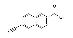 6-Cyano-2-naphthoic acid结构式