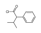 α-isopropyl-α-phenylacetyl chloride Structure