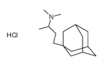 4-(1-adamantyl)-N,N-dimethylbutan-2-amine,hydrochloride结构式
