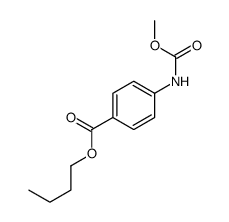 butyl 4-(methoxycarbonylamino)benzoate结构式