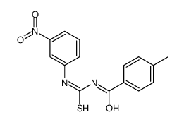 4-Methyl-N-[(3-nitrophenyl)carbamothioyl]benzamide Structure