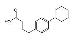 4-(4-Cyclohexylphenyl)butyric acid结构式