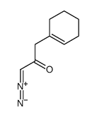 3-(cyclohexen-1-yl)-1-diazonioprop-1-en-2-olate Structure