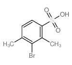Benzenesulfonic acid, 3-bromo-2,4-dimethyl- Structure