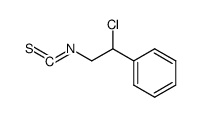 (1-chloro-2-isothiocyanato-ethyl)-benzene结构式