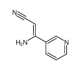 3-amino-3-pyridin-3-ylprop-2-enenitrile Structure
