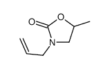 5-Methyl-3-(2-propenyl)-2-oxazolidinone结构式