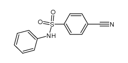 4-cyano-N-phenyl-benzenesulfonamide结构式