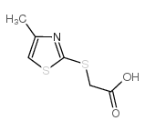(4-甲基-噻唑-2-磺酰基)-乙酸结构式
