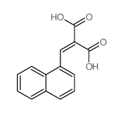 2-(naphthalen-1-ylmethylidene)propanedioic acid Structure