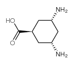 (1alpha,3alpha,5alpha)-(9ci)-3,5-二氨基-环己烷羧酸结构式