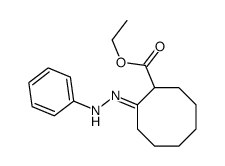 ethyl 2-(phenylhydrazinylidene)cyclooctane-1-carboxylate结构式