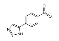 4-(4-Nitrophenyl)-1H-1,2,3-triazole结构式