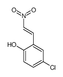 4-chloro-2-[(E)-2-nitroethenyl]phenol Structure