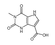 1-Methyl-9-deazaxanthine-9-carboxylic Acid结构式