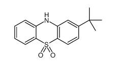 2-tert-butyl-10H-phenothiazine 5,5-dioxide结构式