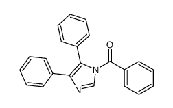 (4,5-diphenylimidazol-1-yl)-phenylmethanone Structure