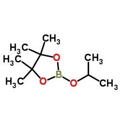 2-异丙氧基-4,4,5,5-四甲基-1,3,2-二氧硼烷结构式