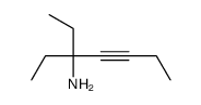 3-ethylhept-4-yn-3-amine Structure
