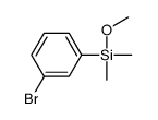 (3-bromophenyl)-methoxy-dimethylsilane结构式