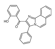 (2-hydroxyphenyl)-(3-phenylimidazo[2,1-a]isoquinolin-2-yl)methanone Structure