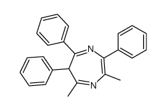 2,7-dimethyl-3,5,6-triphenyl-6H-1,4-diazepine结构式