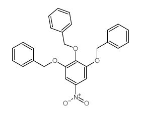 Benzene,5-nitro-1,2,3-tris(phenylmethoxy)-结构式