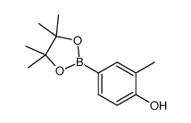 2-methyl-4-(4,4,5,5-tetramethyl-1,3,2-dioxaborolan-2-yl)phenol Structure