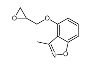 3-methyl-4-(oxiran-2-ylmethoxy)-1,2-benzoxazole Structure