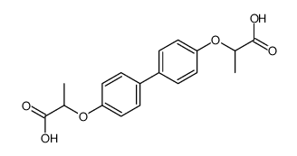 2-[4-[4-(1-carboxyethoxy)phenyl]phenoxy]propanoic acid Structure