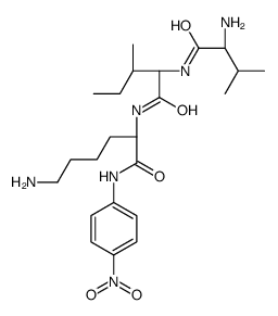 valyl-leucyl-lysine 4-nitroanilide结构式