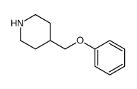 4-(苯氧基甲基)哌啶结构式