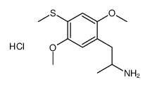 1-(2,5-dimethoxy-4-methylsulfanylphenyl)propan-2-amine,hydrochloride结构式