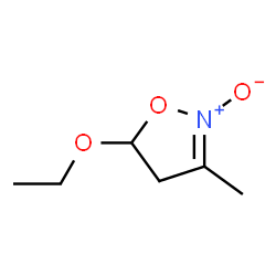Isoxazole, 5-ethoxy-4,5-dihydro-3-methyl-, 2-oxide (9CI)结构式