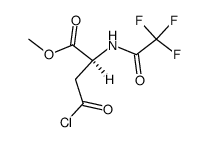 N-TFA-Asp(Cl)-OMe Structure