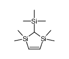 trimethyl-(1,1,3,3-tetramethyl-2H-1,3-disilol-2-yl)silane结构式