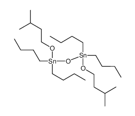 1,1,3,3-tetrabutyl-1,3-bis(3-methylbutyloxy)distannoxane Structure