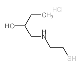 2-Butanol,1-[(2-mercaptoethyl)amino]-, hydrochloride (1:1) Structure