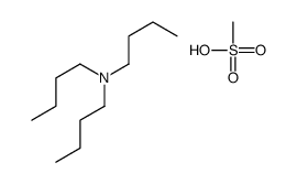 N,N-dibutylbutan-1-amine,methanesulfonic acid结构式
