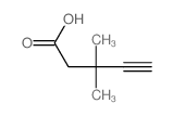 4-Pentynoic acid,3,3-dimethyl-结构式