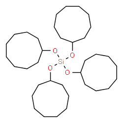 tetrakis(cyclononyloxy)silane Structure