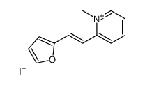 2-[2-(furan-2-yl)ethenyl]-1-methylpyridin-1-ium,iodide结构式