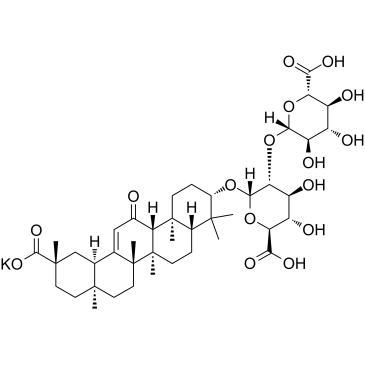 Dipotassium Glycyrrhizinate structure