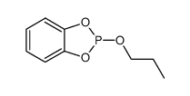 2-propoxy-4,5-benzo-1,3,2-dioxaphospholane结构式