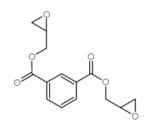 bis(2,3-epoxypropyl) isophthalate Structure