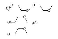 2-methoxyethoxyaluminum,tris(2-methoxyethoxy)alumane Structure