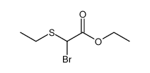 ethyl 2-bromo-2-(ethylthio)acetate Structure